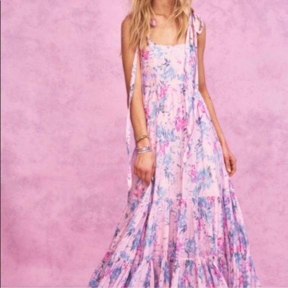 LoveShackFancy Burrow Floral Silk Blend Dress
Whispering Lilac - Picture 12 of 13